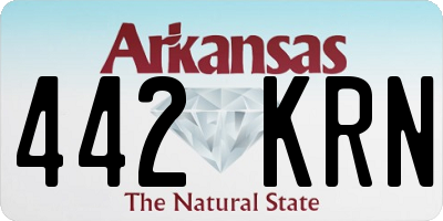 AR license plate 442KRN