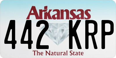 AR license plate 442KRP
