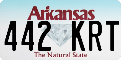 AR license plate 442KRT
