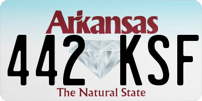 AR license plate 442KSF