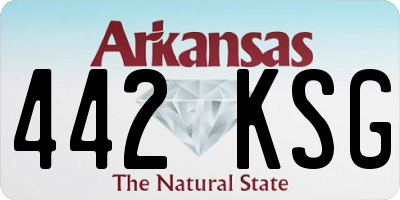 AR license plate 442KSG