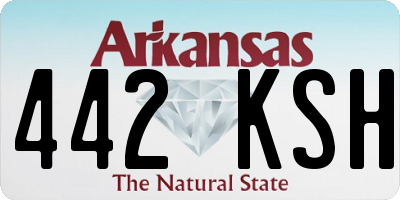 AR license plate 442KSH