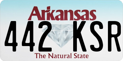 AR license plate 442KSR