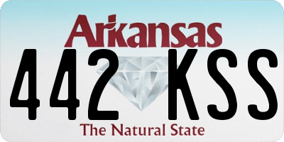 AR license plate 442KSS
