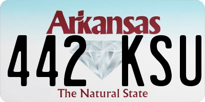AR license plate 442KSU