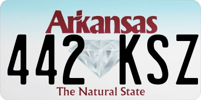 AR license plate 442KSZ