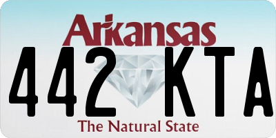 AR license plate 442KTA