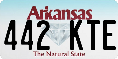 AR license plate 442KTE