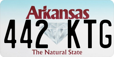 AR license plate 442KTG