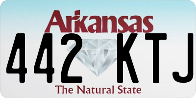 AR license plate 442KTJ