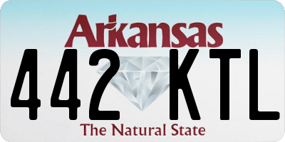 AR license plate 442KTL