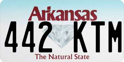 AR license plate 442KTM