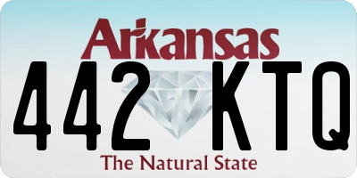 AR license plate 442KTQ