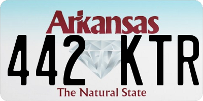 AR license plate 442KTR