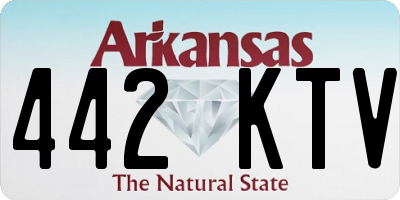 AR license plate 442KTV