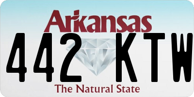AR license plate 442KTW