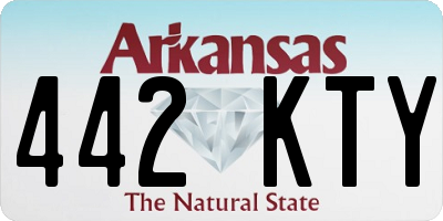 AR license plate 442KTY