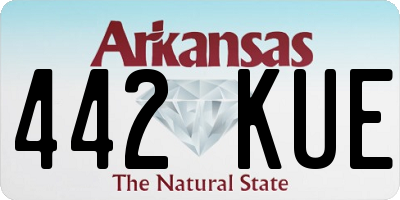AR license plate 442KUE