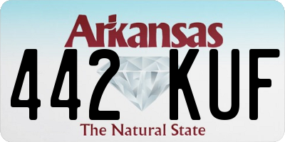 AR license plate 442KUF