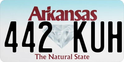AR license plate 442KUH