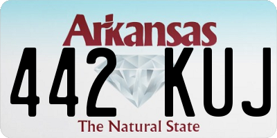AR license plate 442KUJ