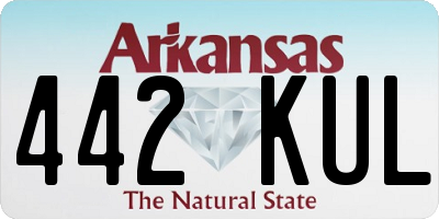 AR license plate 442KUL