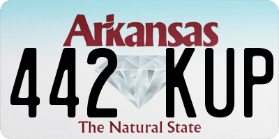 AR license plate 442KUP