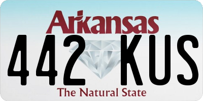 AR license plate 442KUS