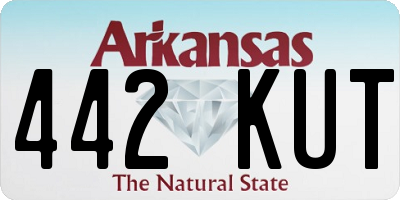 AR license plate 442KUT
