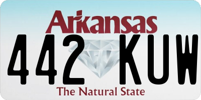 AR license plate 442KUW