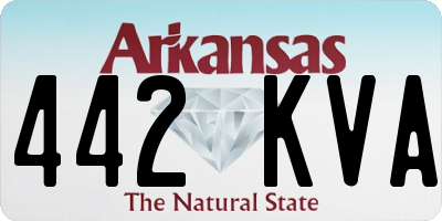 AR license plate 442KVA