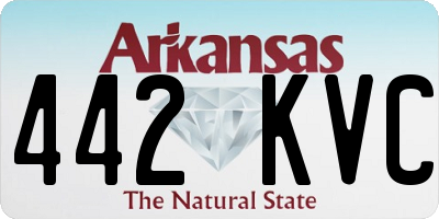 AR license plate 442KVC