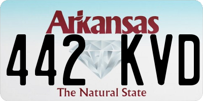 AR license plate 442KVD
