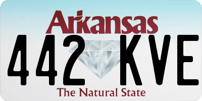AR license plate 442KVE