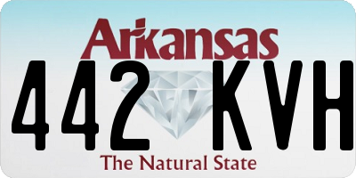 AR license plate 442KVH