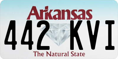 AR license plate 442KVI