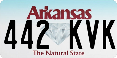 AR license plate 442KVK