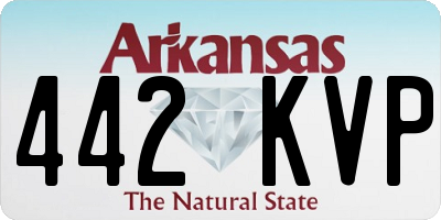 AR license plate 442KVP
