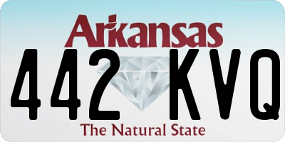 AR license plate 442KVQ