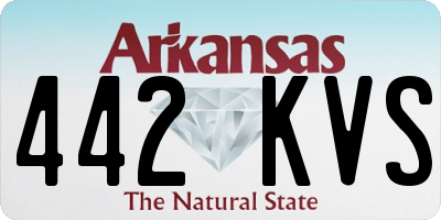 AR license plate 442KVS