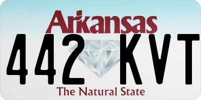 AR license plate 442KVT