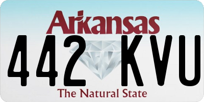 AR license plate 442KVU