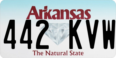 AR license plate 442KVW