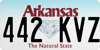 AR license plate 442KVZ