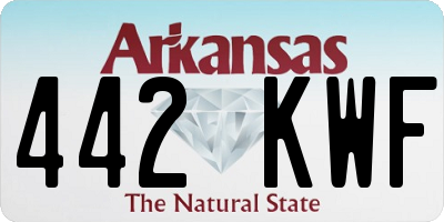 AR license plate 442KWF