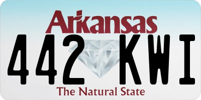 AR license plate 442KWI