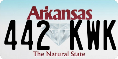 AR license plate 442KWK