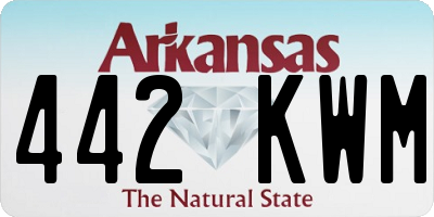 AR license plate 442KWM