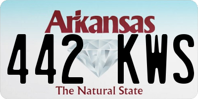 AR license plate 442KWS