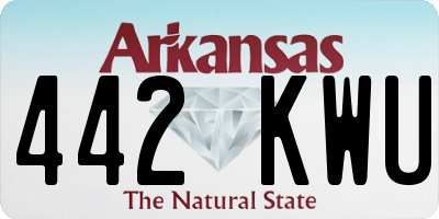 AR license plate 442KWU